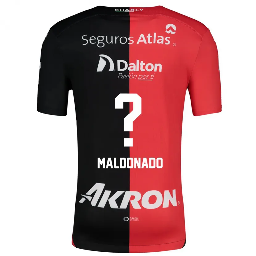 Danxen Barn Leonardo Pérez Maldonado #0 Rød Svart Hjemmetrøye Drakt Trøye 2024/25 Skjorter T-Skjorte