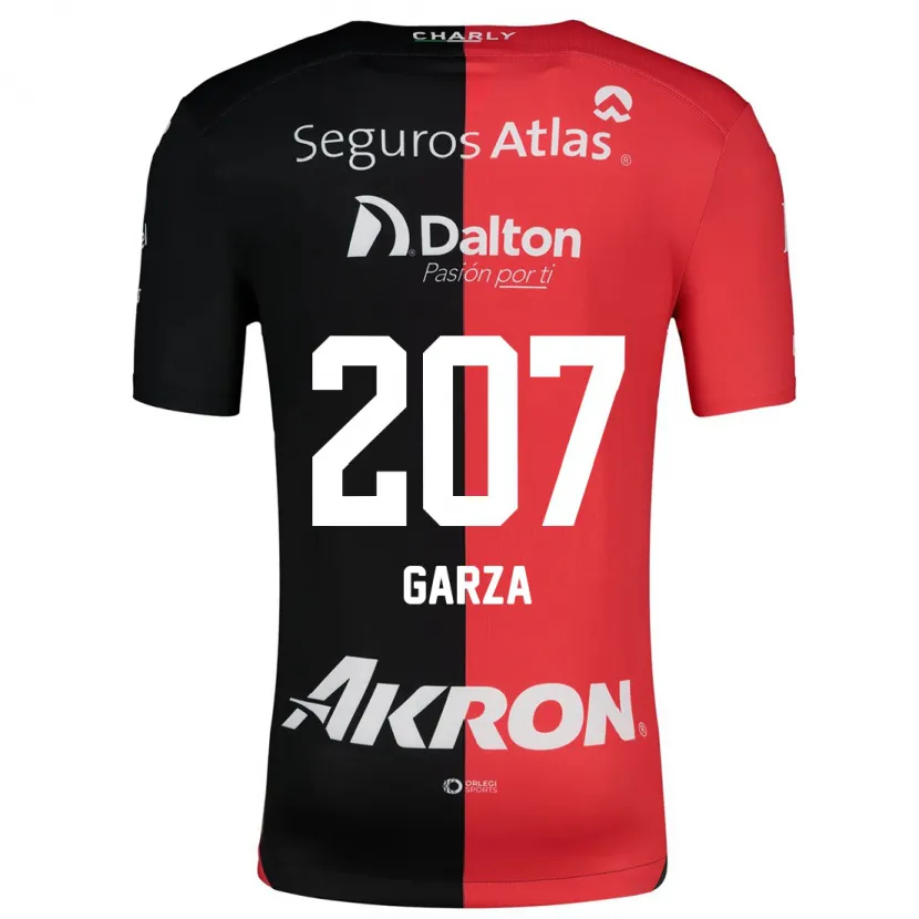 Danxen Barn Rodolfo Garza #207 Rød Svart Hjemmetrøye Drakt Trøye 2024/25 Skjorter T-Skjorte