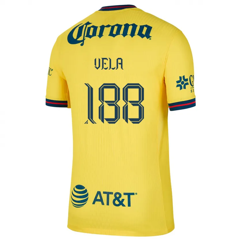Danxen Barn Christo Vela #188 Gul Blå Hjemmetrøye Drakt Trøye 2024/25 Skjorter T-Skjorte