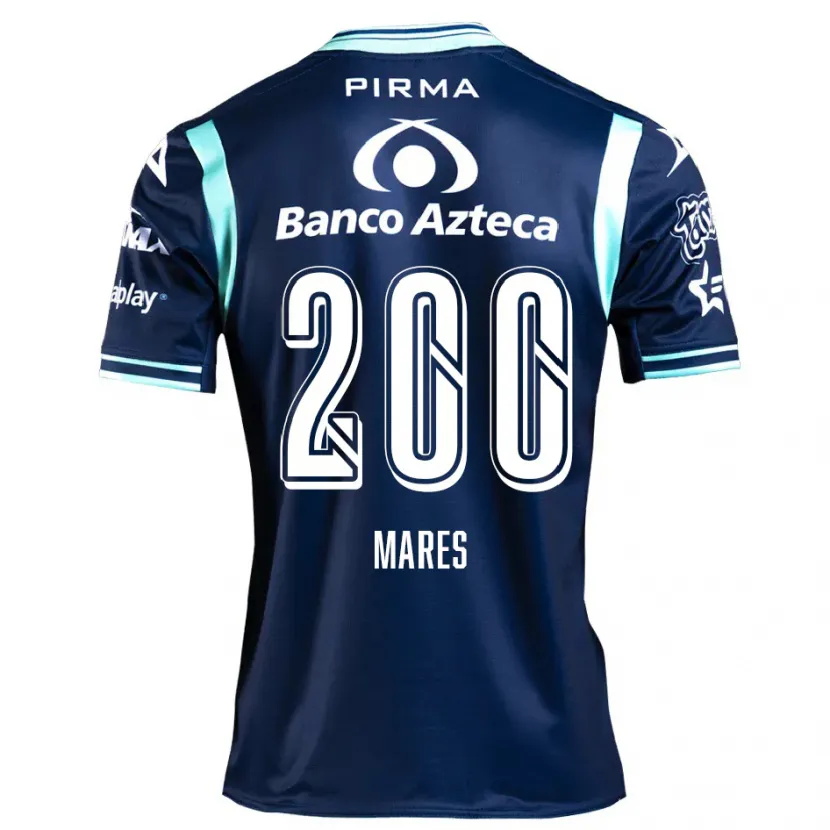Danxen Barn Cristian Mares #200 Marineblå Bortetrøye Drakt Trøye 2024/25 Skjorter T-Skjorte