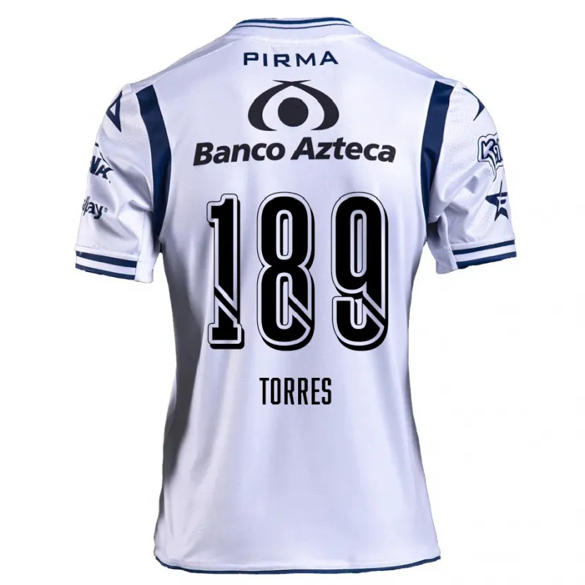 Danxen Mann Dylan Torres #189 Hvit Marineblå Hjemmetrøye Drakt Trøye 2024/25 Skjorter T-Skjorte