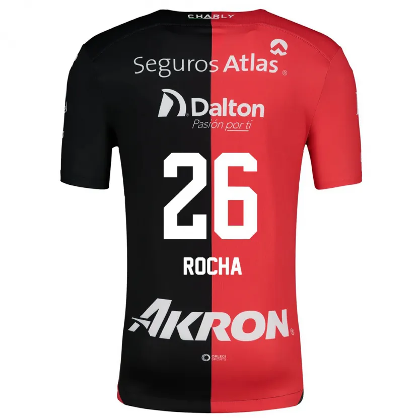 Danxen Mann Aldo Rocha #26 Rød Svart Hjemmetrøye Drakt Trøye 2024/25 Skjorter T-Skjorte