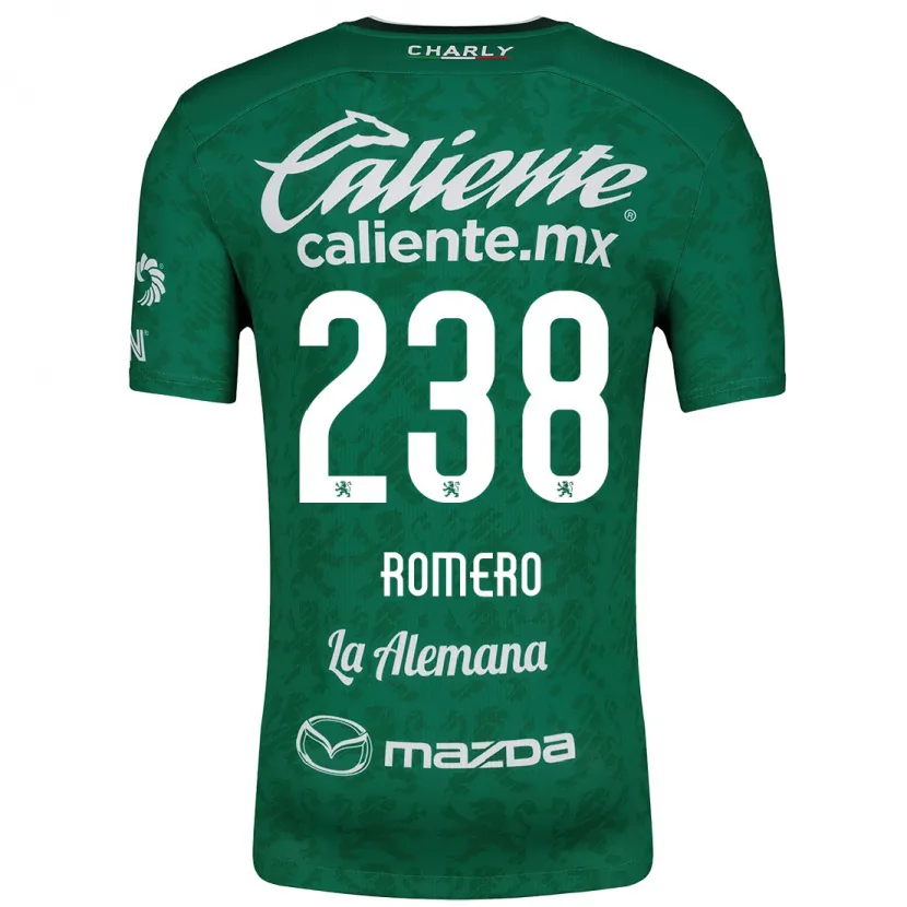 Danxen Mann Paulo Romero #238 Grønn Hvit Hjemmetrøye Drakt Trøye 2024/25 Skjorter T-Skjorte