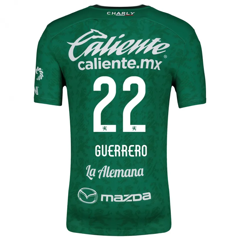 Danxen Mann África Guerrero #22 Grønn Hvit Hjemmetrøye Drakt Trøye 2024/25 Skjorter T-Skjorte