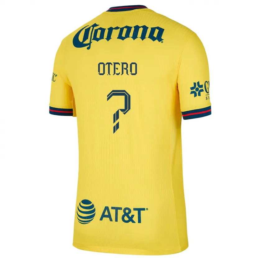 Danxen Mann Juan Otero #0 Gul Blå Hjemmetrøye Drakt Trøye 2024/25 Skjorter T-Skjorte
