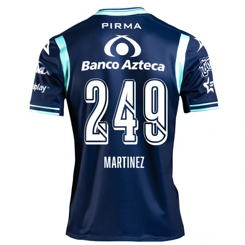 Danxen Mann Juan Martínez #249 Marineblå Bortetrøye Drakt Trøye 2024/25 Skjorter T-Skjorte