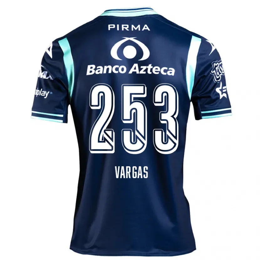 Danxen Mann Edwin Vargas #253 Marineblå Bortetrøye Drakt Trøye 2024/25 Skjorter T-Skjorte