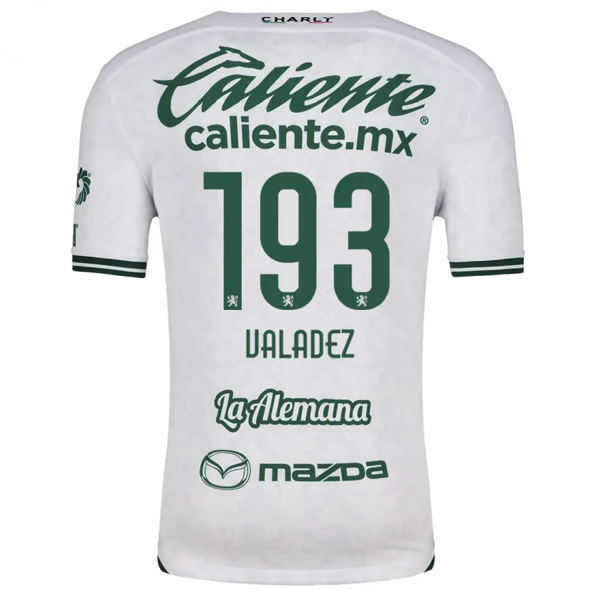 Danxen Mann Luis Valadez #193 Hvit Grønn Bortetrøye Drakt Trøye 2024/25 Skjorter T-Skjorte