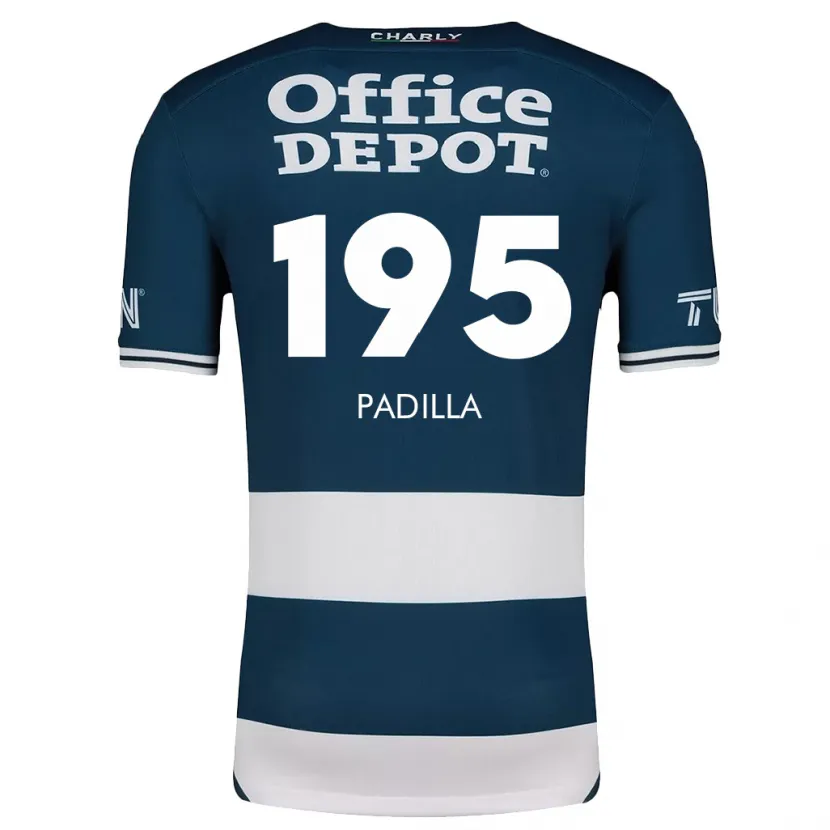 Danxen Dame Ángel Padilla #195 Blå Hvit Hjemmetrøye Drakt Trøye 2024/25 Skjorter T-Skjorte