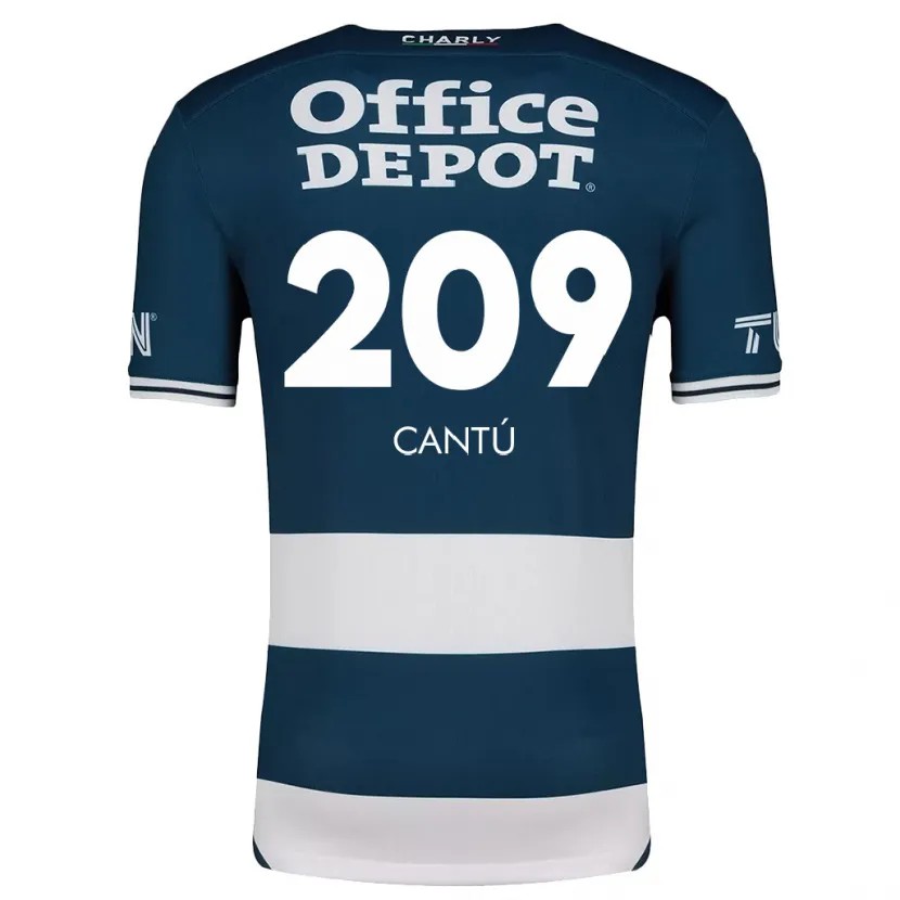 Danxen Dame Juan Cantú #209 Blå Hvit Hjemmetrøye Drakt Trøye 2024/25 Skjorter T-Skjorte