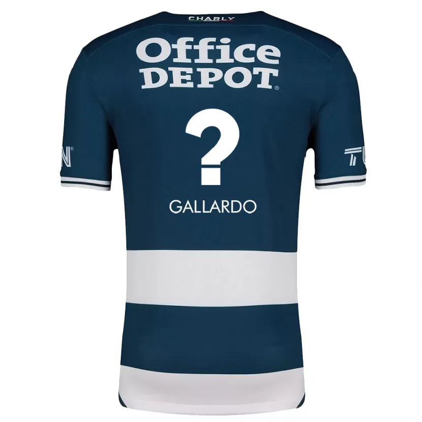 Danxen Dame Héctor Gallardo #0 Blå Hvit Hjemmetrøye Drakt Trøye 2024/25 Skjorter T-Skjorte