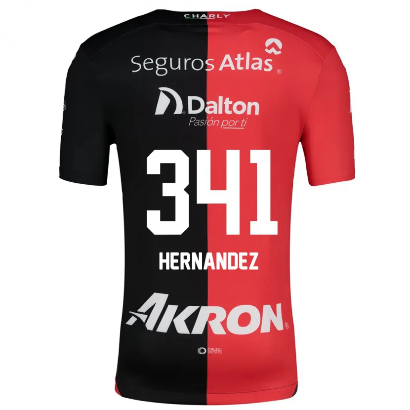 Danxen Dame Leonardo Hernández #341 Rød Svart Hjemmetrøye Drakt Trøye 2024/25 Skjorter T-Skjorte