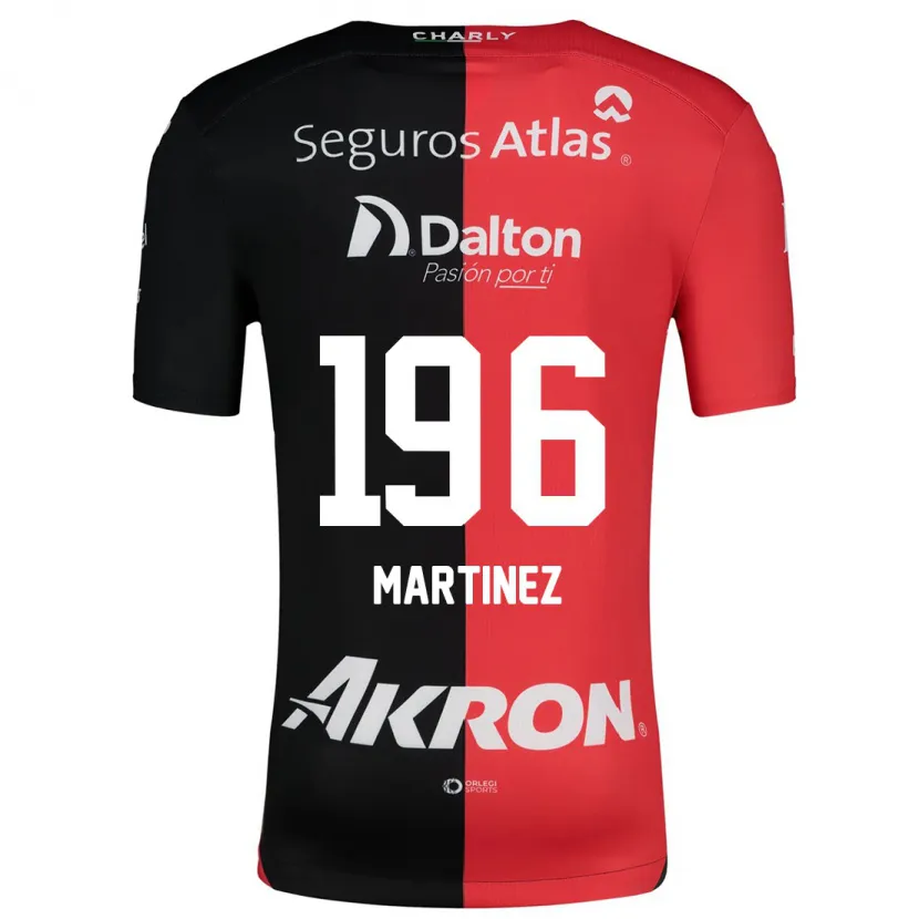 Danxen Dame Rafael Martínez #196 Rød Svart Hjemmetrøye Drakt Trøye 2024/25 Skjorter T-Skjorte