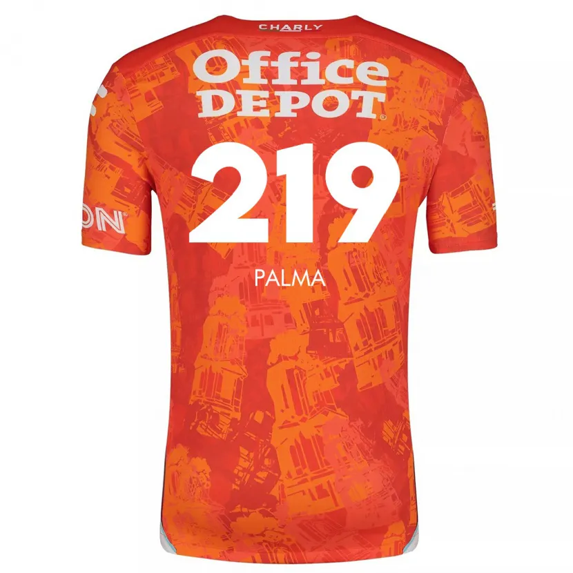 Danxen Dame Pablo Palma #219 Oransje Hvit Bortetrøye Drakt Trøye 2024/25 Skjorter T-Skjorte