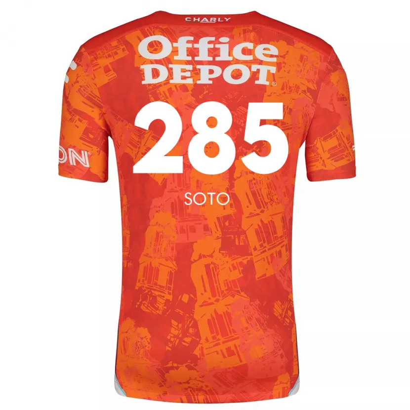 Danxen Dame Edwin Soto #285 Oransje Hvit Bortetrøye Drakt Trøye 2024/25 Skjorter T-Skjorte