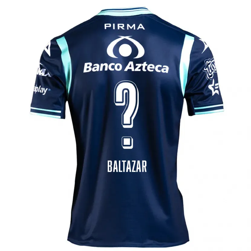 Danxen Dame Carlos Baltazar #0 Marineblå Bortetrøye Drakt Trøye 2024/25 Skjorter T-Skjorte