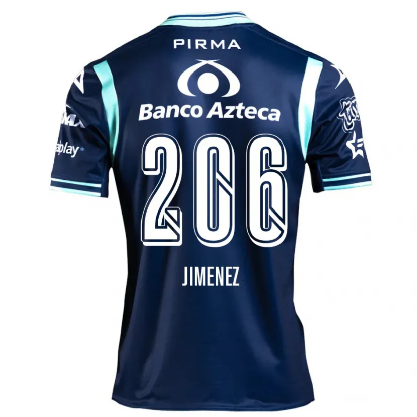 Danxen Dame Leonardo Jiménez #206 Marineblå Bortetrøye Drakt Trøye 2024/25 Skjorter T-Skjorte