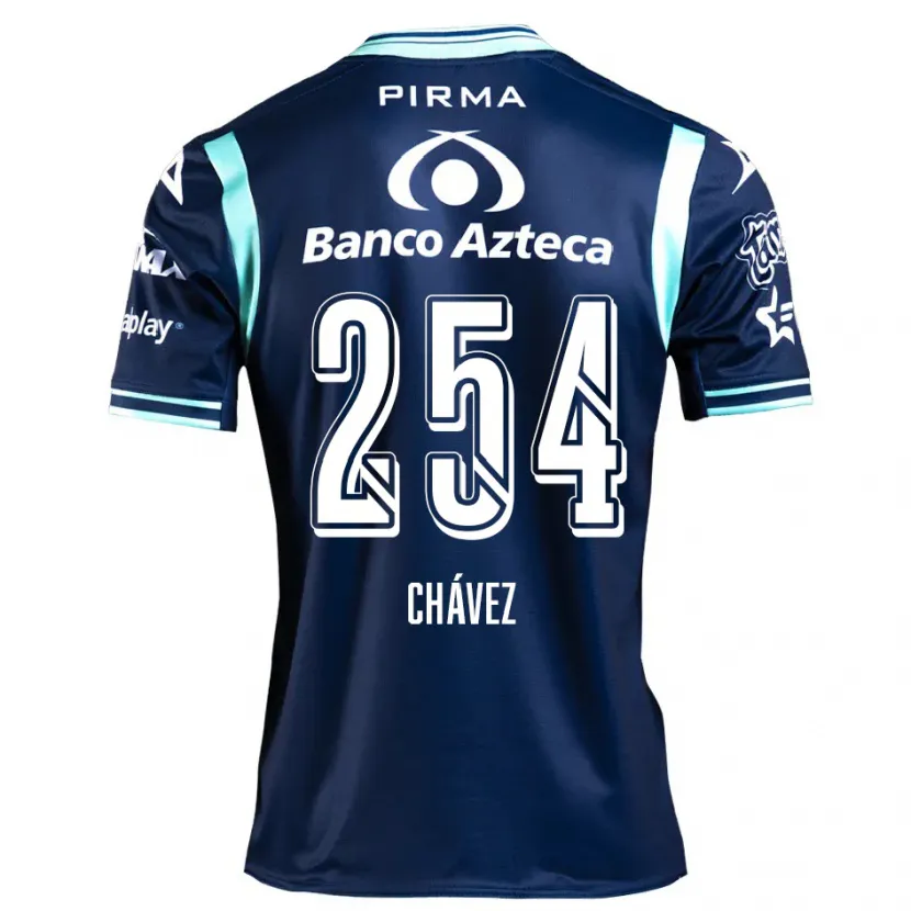 Danxen Dame José Chávez #254 Marineblå Bortetrøye Drakt Trøye 2024/25 Skjorter T-Skjorte