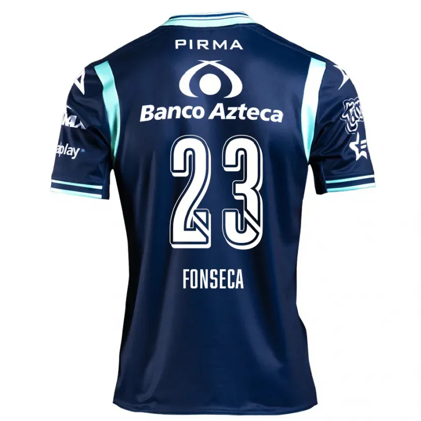 Danxen Dame Camila Fonseca #23 Marineblå Bortetrøye Drakt Trøye 2024/25 Skjorter T-Skjorte