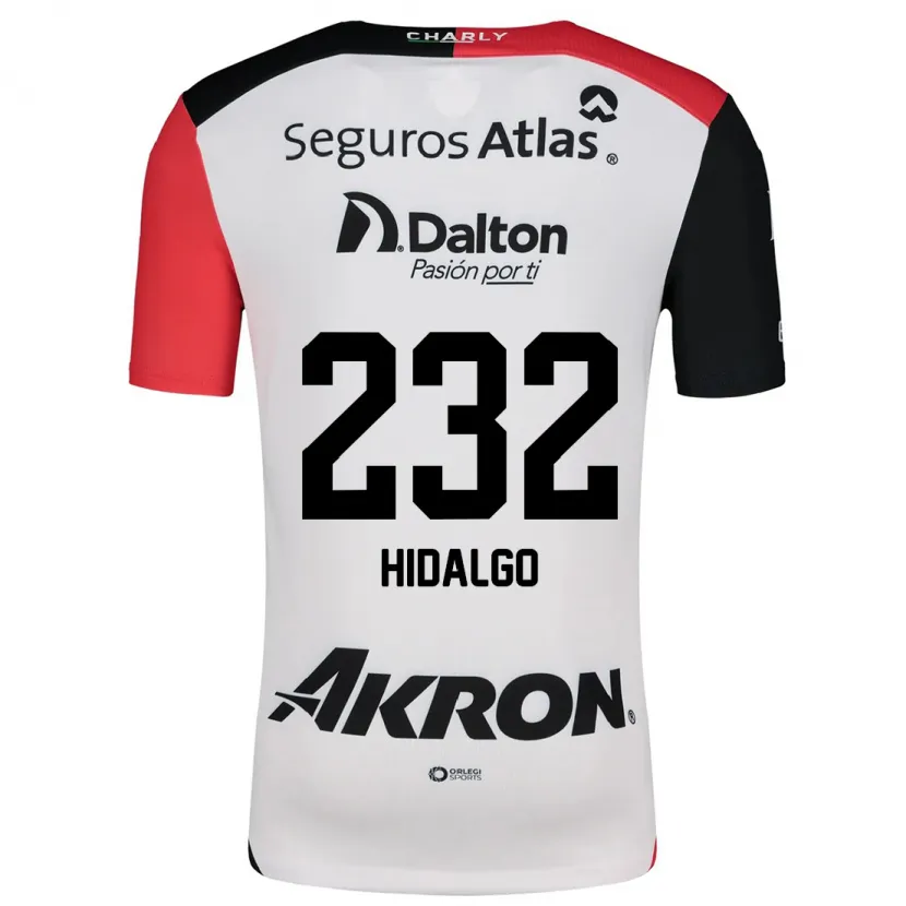 Danxen Dame Óscar Hidalgo #232 Hvit Rød Svart Bortetrøye Drakt Trøye 2024/25 Skjorter T-Skjorte