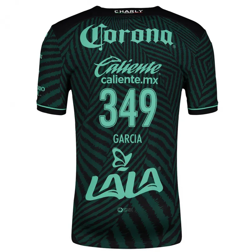 Danxen Dame Diego García #349 Svart Grønn Bortetrøye Drakt Trøye 2024/25 Skjorter T-Skjorte
