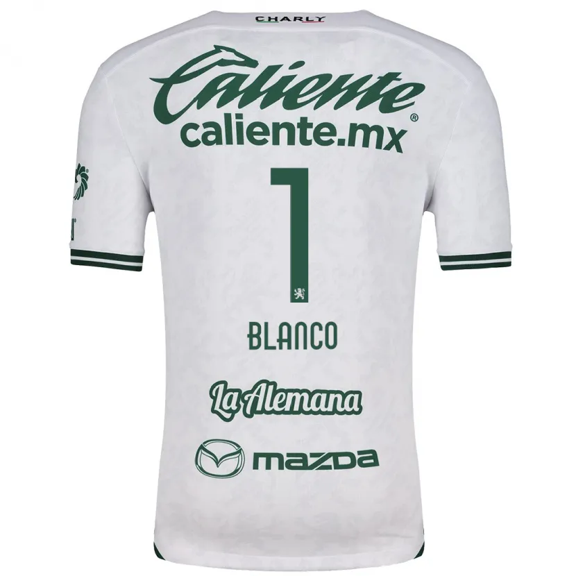 Danxen Dame Alfonso Blanco #1 Hvit Grønn Bortetrøye Drakt Trøye 2024/25 Skjorter T-Skjorte