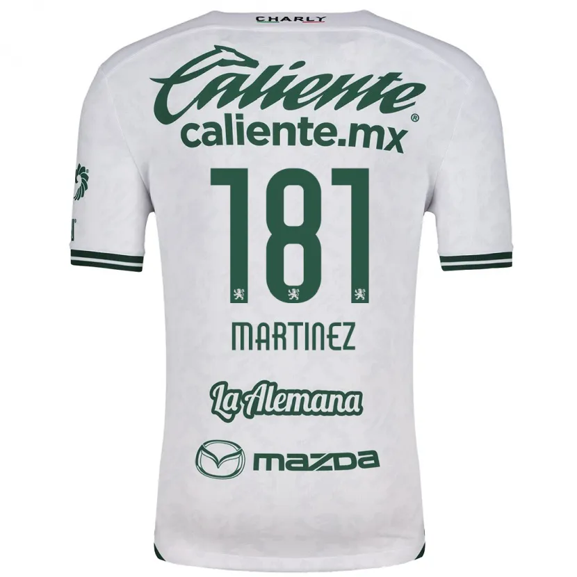 Danxen Dame Irving Martínez #181 Hvit Grønn Bortetrøye Drakt Trøye 2024/25 Skjorter T-Skjorte