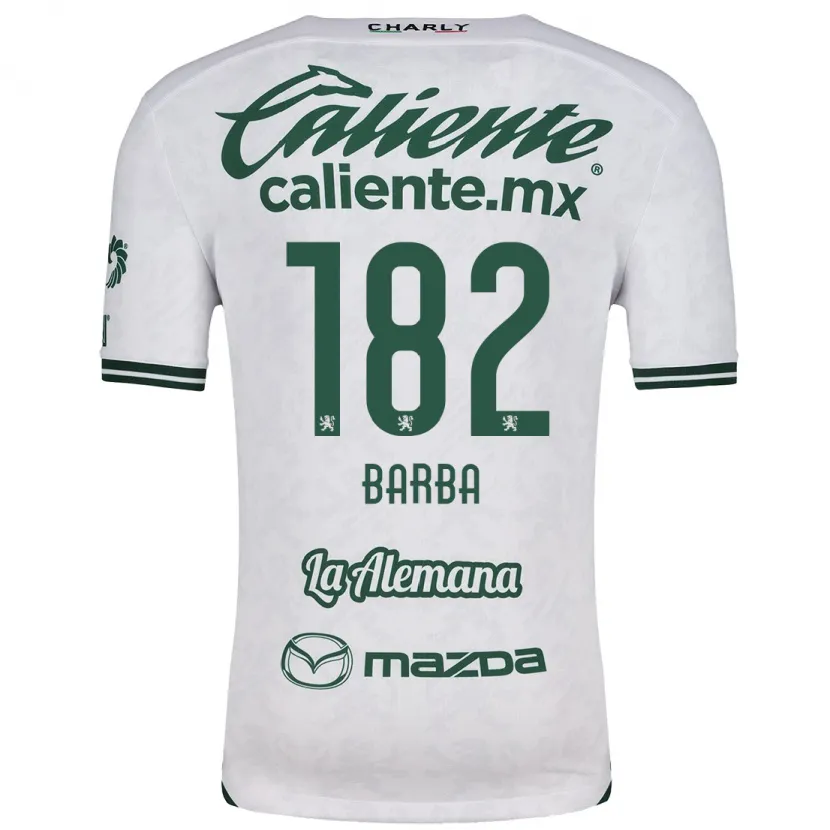 Danxen Dame Austin Barba #182 Hvit Grønn Bortetrøye Drakt Trøye 2024/25 Skjorter T-Skjorte