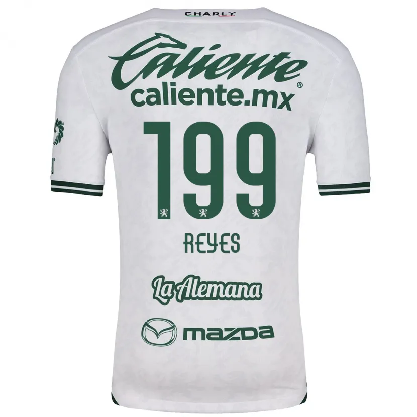 Danxen Dame Jonathan Reyes #199 Hvit Grønn Bortetrøye Drakt Trøye 2024/25 Skjorter T-Skjorte