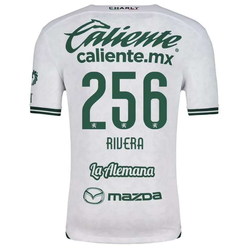 Danxen Dame Fernando Rivera #256 Hvit Grønn Bortetrøye Drakt Trøye 2024/25 Skjorter T-Skjorte