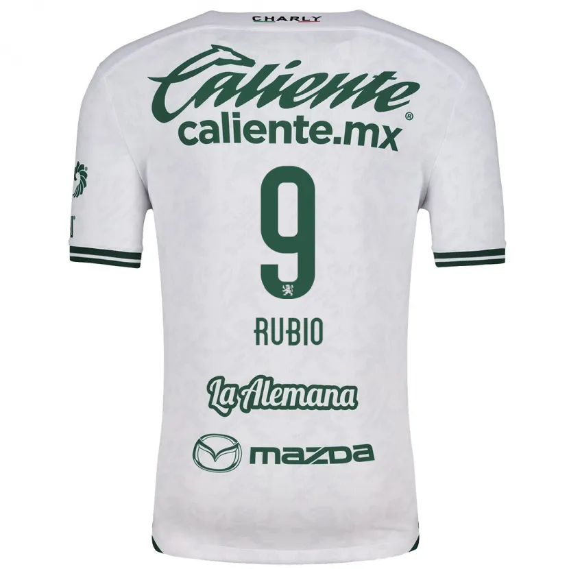Danxen Dame Brian Rubio #9 Hvit Grønn Bortetrøye Drakt Trøye 2024/25 Skjorter T-Skjorte
