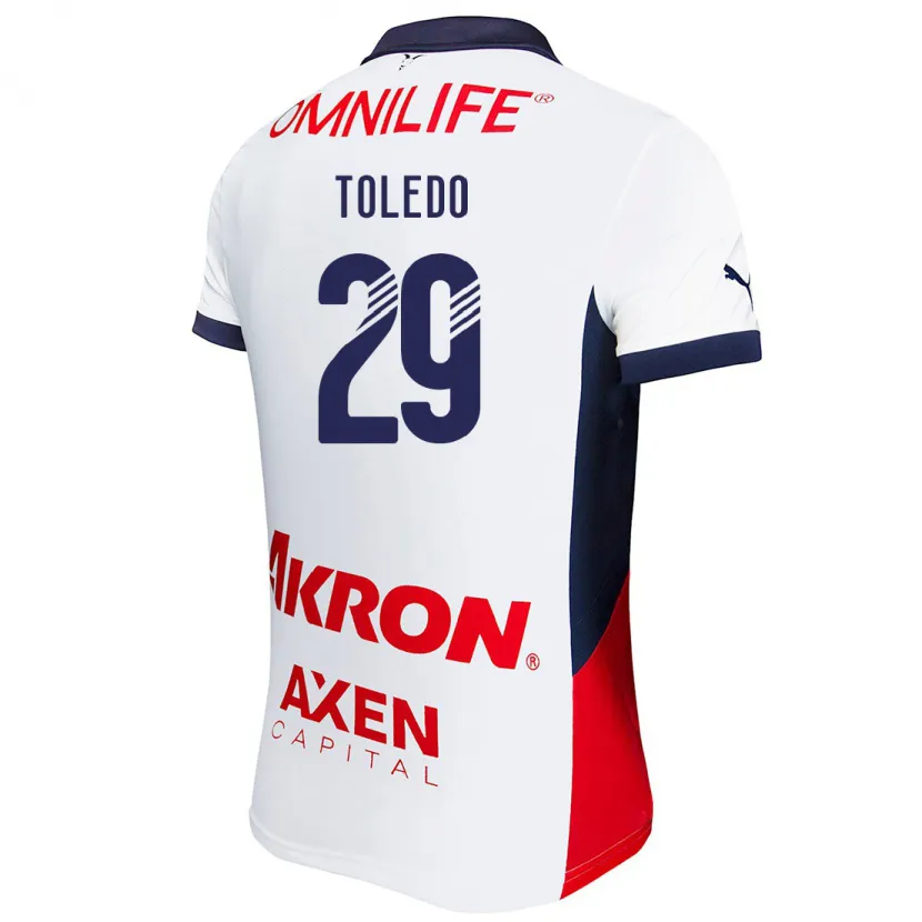 Danxen Dame Wendy Toledo #29 Hvit Rød Blå Bortetrøye Drakt Trøye 2024/25 Skjorter T-Skjorte