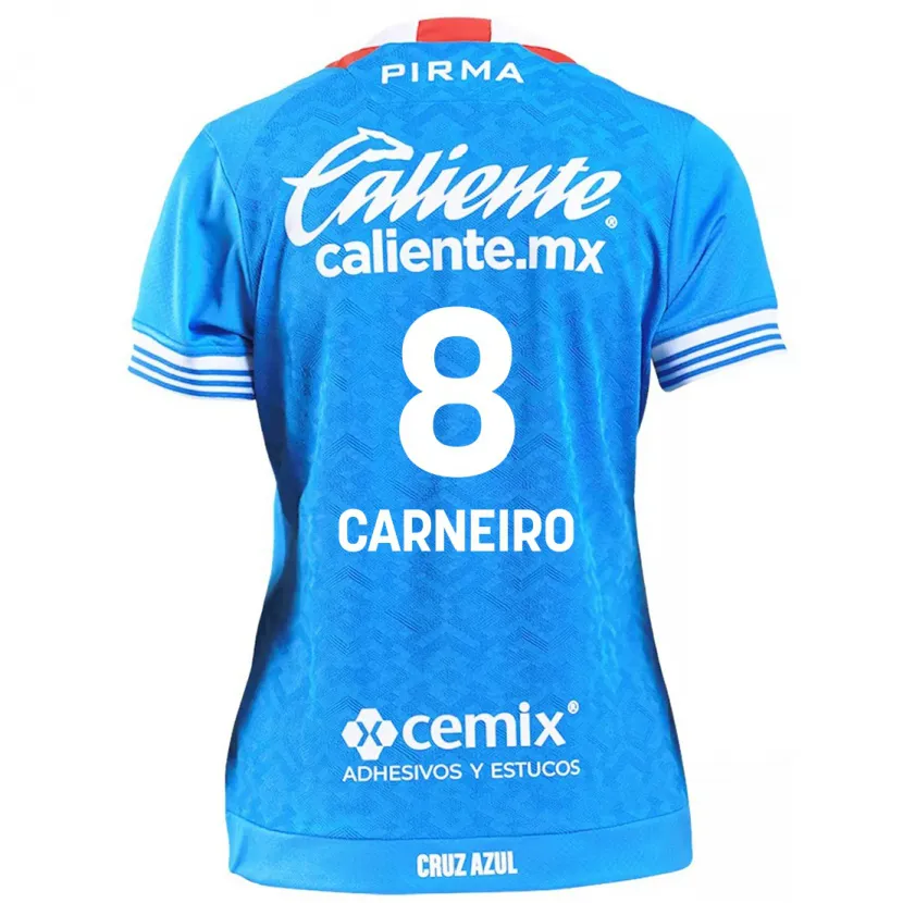 Danxen Barn Gonzalo Carneiro #8 Himmelblå Hjemmetrøye Drakt Trøye 2024/25 Skjorter T-Skjorte