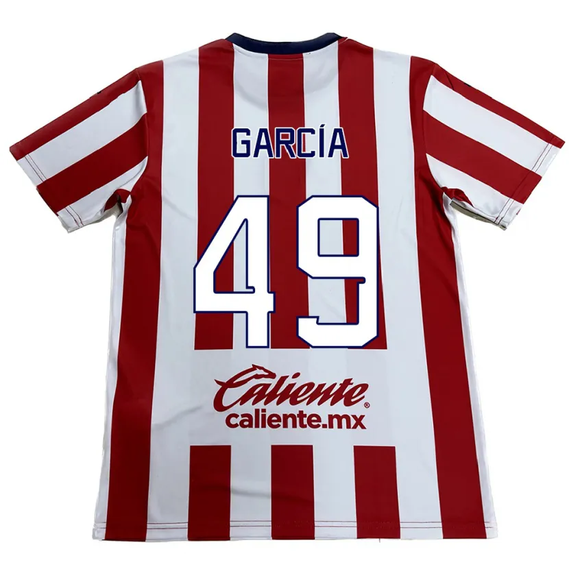 Danxen Barn Gilberto García #49 Rød Hvit Hjemmetrøye Drakt Trøye 2024/25 Skjorter T-Skjorte