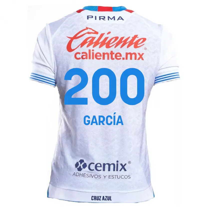 Danxen Barn Jorge García #200 Hvit Blå Bortetrøye Drakt Trøye 2024/25 Skjorter T-Skjorte