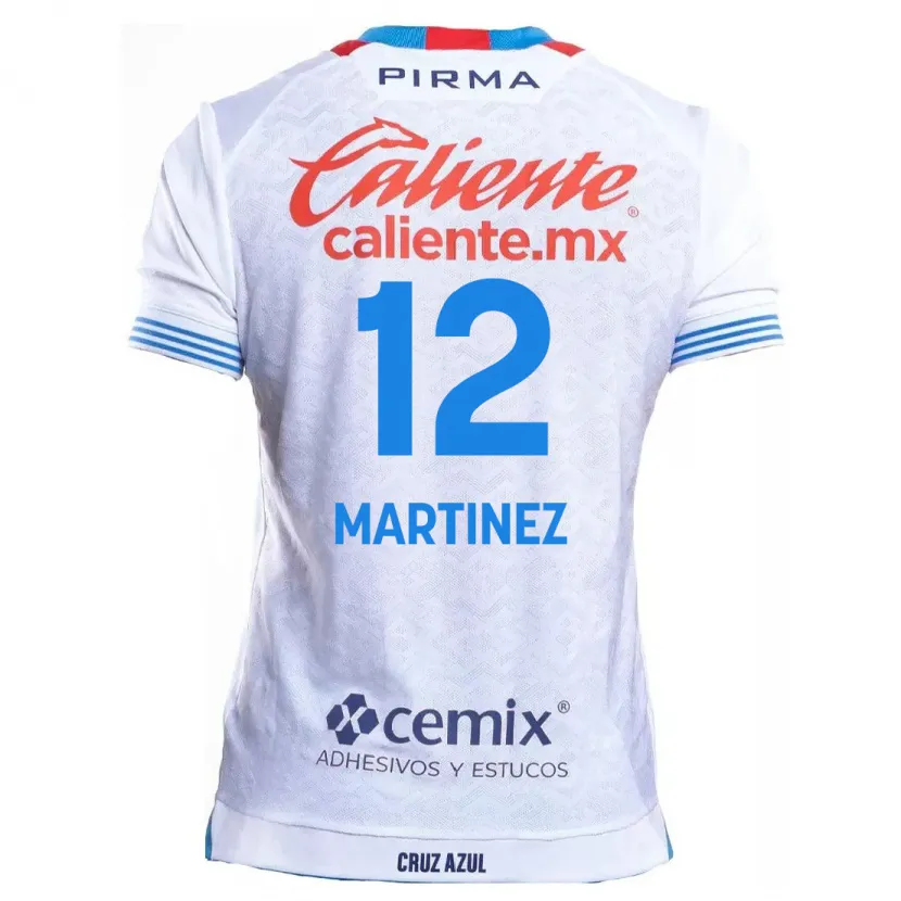 Danxen Barn Jose Joaquin Martinez #12 Hvit Blå Bortetrøye Drakt Trøye 2024/25 Skjorter T-Skjorte