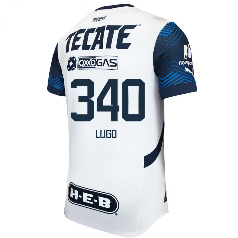 Danxen Barn Edy Lugo #340 Hvit Blå Bortetrøye Drakt Trøye 2024/25 Skjorter T-Skjorte