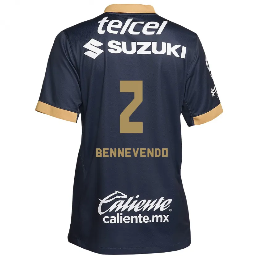 Danxen Barn Pablo Bennevendo #2 Obsidian Gull Hvit Bortetrøye Drakt Trøye 2024/25 Skjorter T-Skjorte