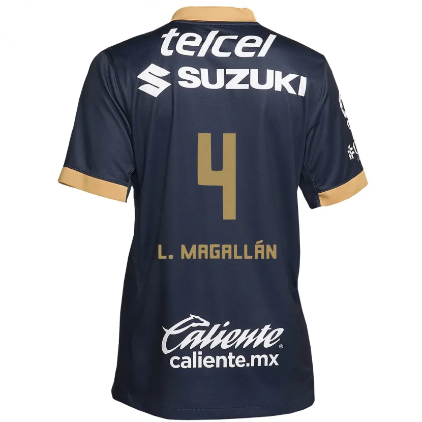 Danxen Barn Lisandro Magallán #4 Obsidian Gull Hvit Bortetrøye Drakt Trøye 2024/25 Skjorter T-Skjorte