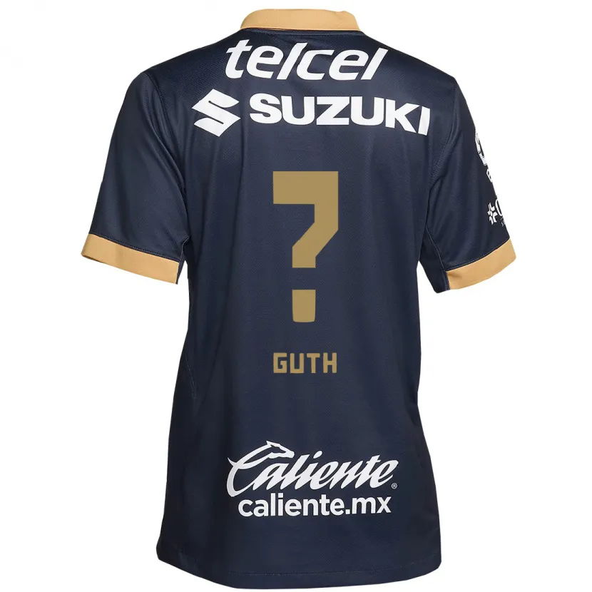 Danxen Barn Tiago Guth #0 Obsidian Gull Hvit Bortetrøye Drakt Trøye 2024/25 Skjorter T-Skjorte
