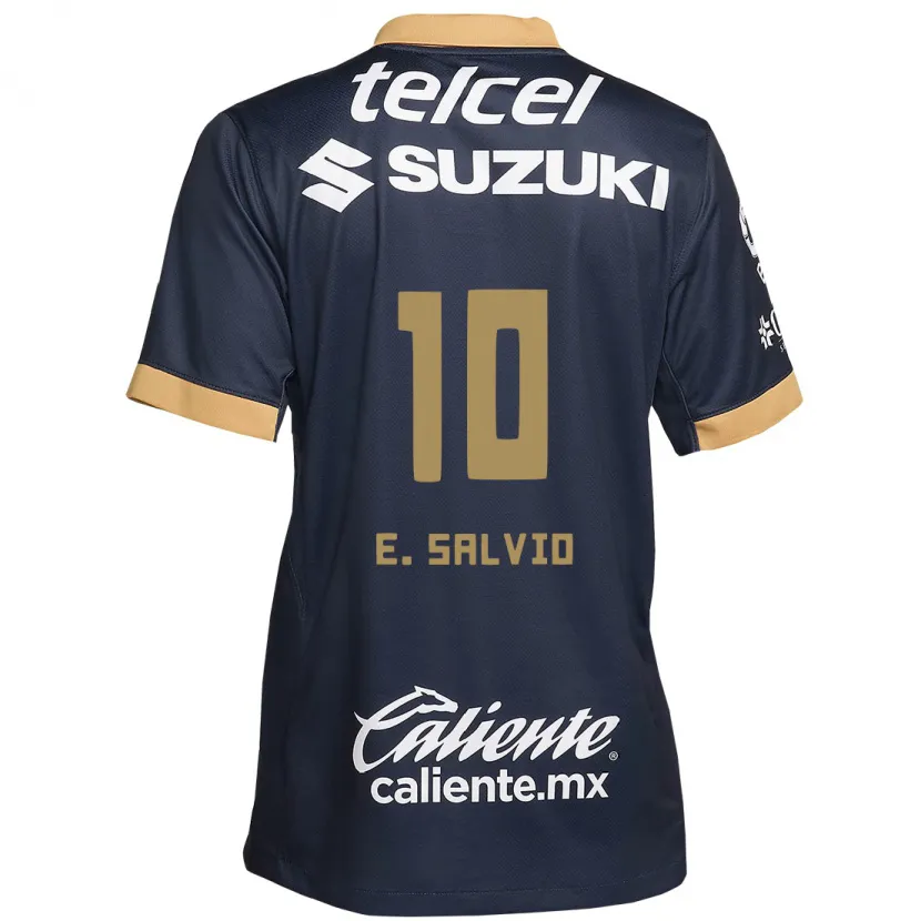 Danxen Barn Eduardo Salvio #10 Obsidian Gull Hvit Bortetrøye Drakt Trøye 2024/25 Skjorter T-Skjorte