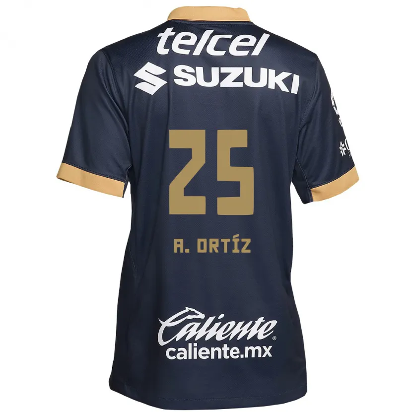 Danxen Barn Arturo Ortiz #25 Obsidian Gull Hvit Bortetrøye Drakt Trøye 2024/25 Skjorter T-Skjorte