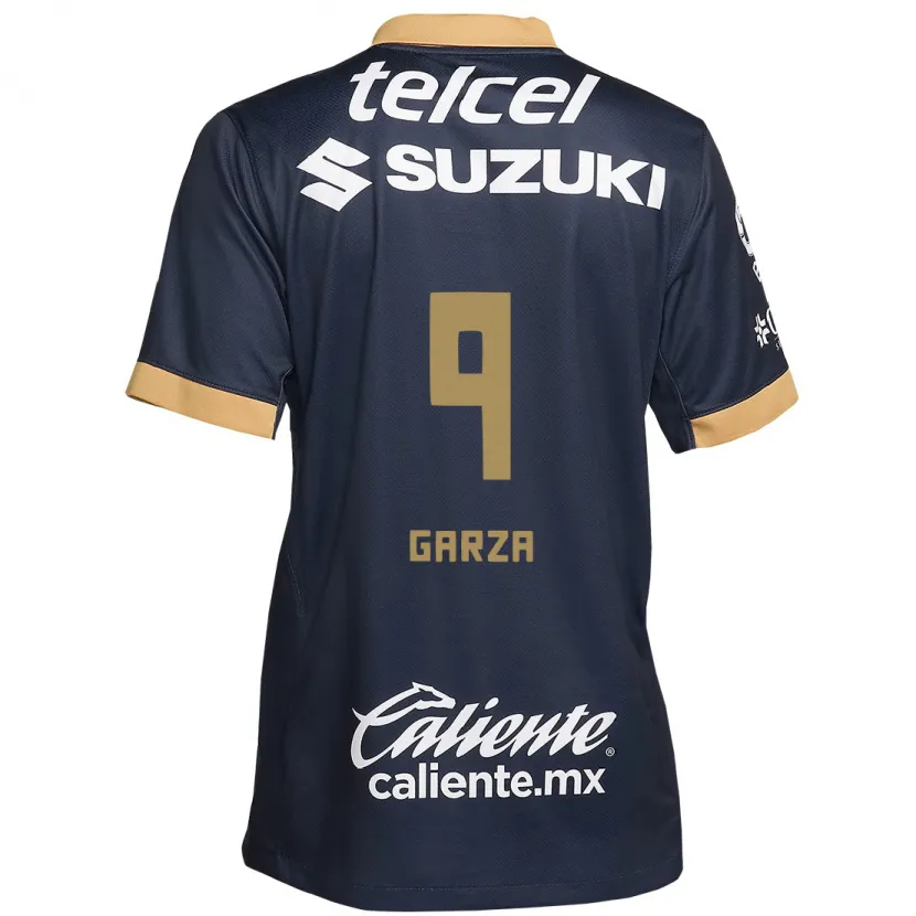 Danxen Barn Dinora Garza #9 Obsidian Gull Hvit Bortetrøye Drakt Trøye 2024/25 Skjorter T-Skjorte