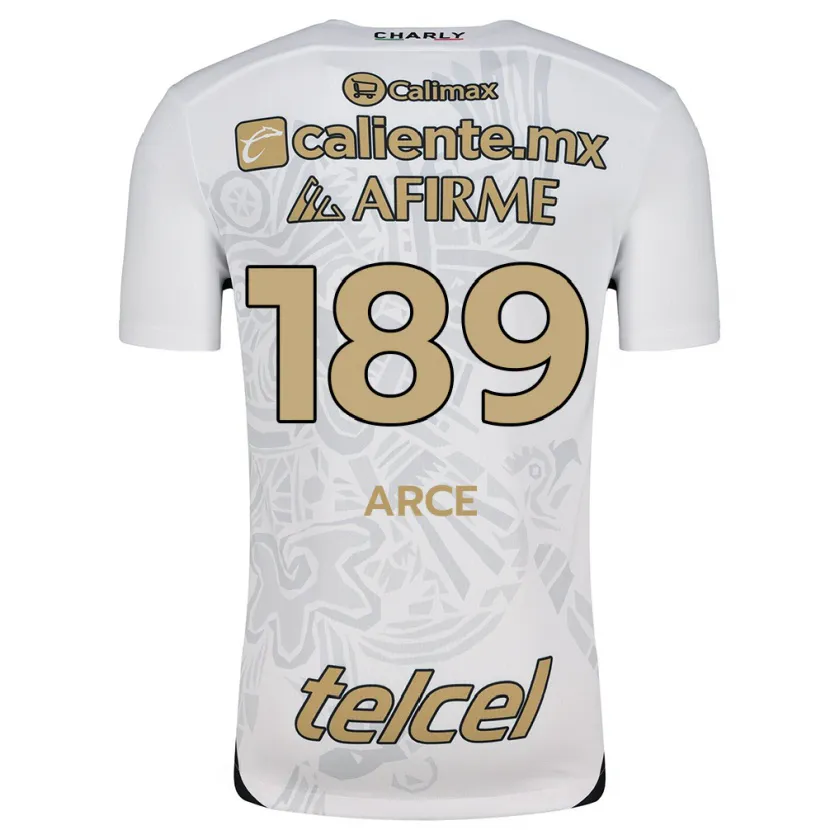 Danxen Barn Diego Arce #189 Hvit Svart Bortetrøye Drakt Trøye 2024/25 Skjorter T-Skjorte