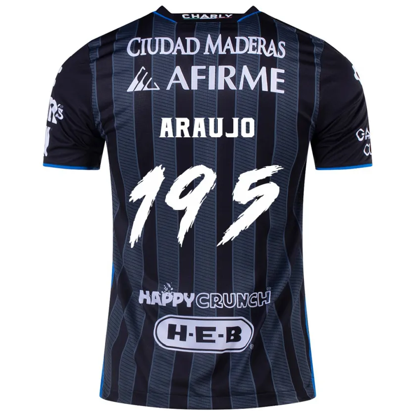 Danxen Barn Diego Araujo #195 Hvit Svart Bortetrøye Drakt Trøye 2024/25 Skjorter T-Skjorte
