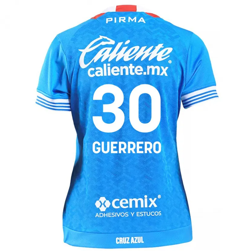 Danxen Mann Rafael Guerrero #30 Himmelblå Hjemmetrøye Drakt Trøye 2024/25 Skjorter T-Skjorte