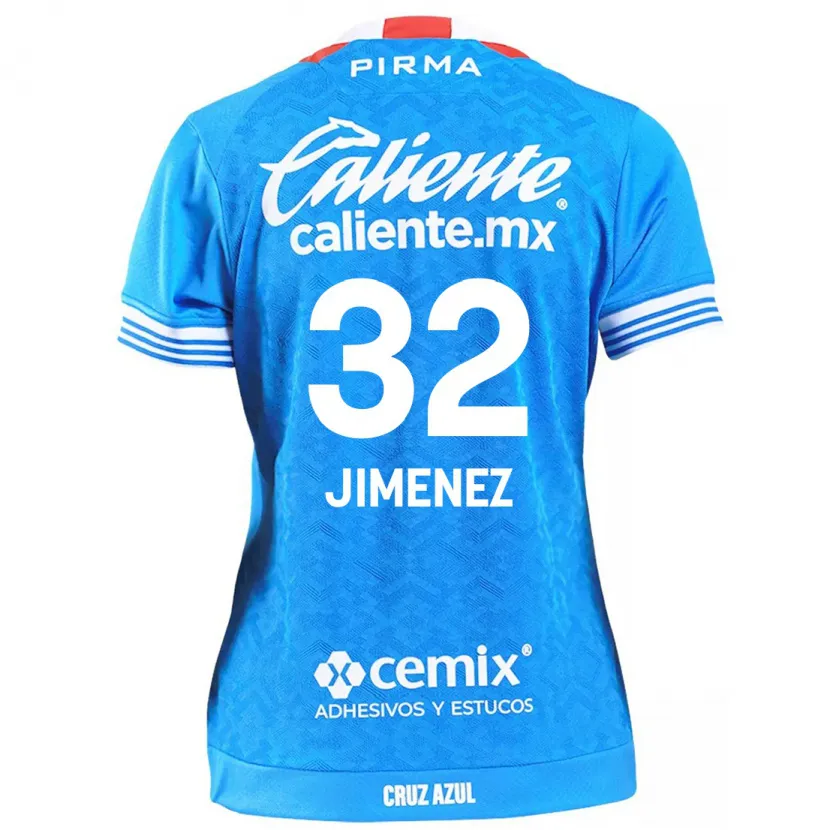 Danxen Mann Cristian Jiménez #32 Himmelblå Hjemmetrøye Drakt Trøye 2024/25 Skjorter T-Skjorte