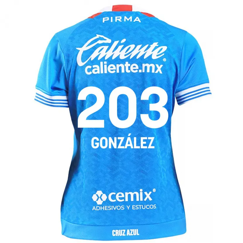 Danxen Mann Rogelio González #203 Himmelblå Hjemmetrøye Drakt Trøye 2024/25 Skjorter T-Skjorte