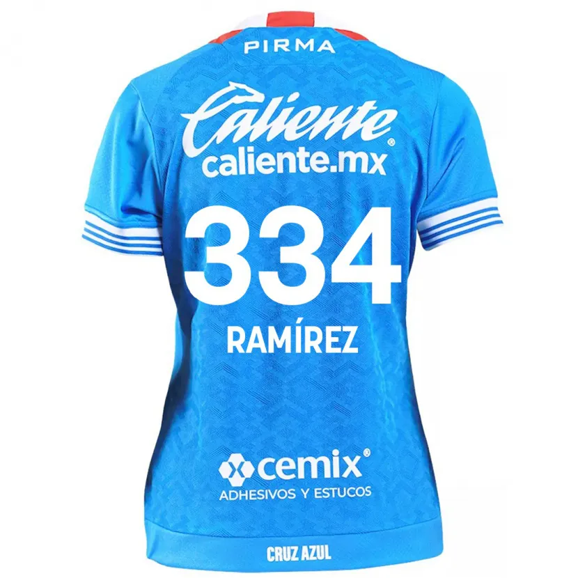 Danxen Mann Mauricio Ramírez #334 Himmelblå Hjemmetrøye Drakt Trøye 2024/25 Skjorter T-Skjorte