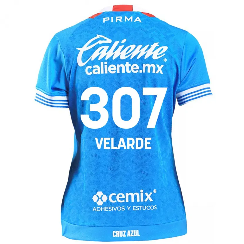 Danxen Mann Juan Velarde #307 Himmelblå Hjemmetrøye Drakt Trøye 2024/25 Skjorter T-Skjorte